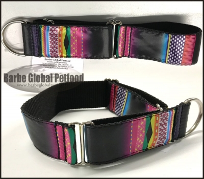 Zughalsband Nylon bunt 33-53cm